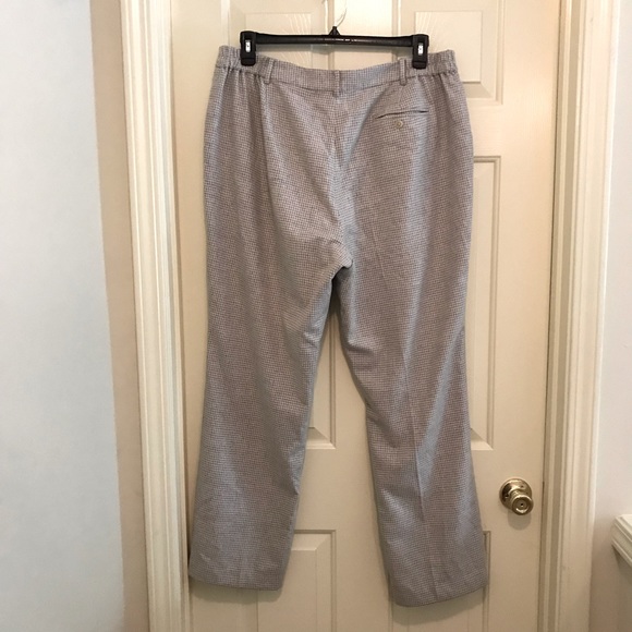 Lauren Ralph Lauren Wool/Angora Blend Houndstooth Pants. Size 18W - Picture 5 of 8